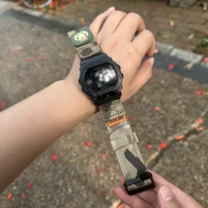 gbd200-camogreen-01 Camo Green MOLLE Nylon Watch Band for G-Shock GBD-200