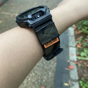 gbd200-matblk-01 Alpine Black MOLLE Nylon Watch Band for G-Shock GBD-200