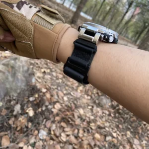 Black Air Ranger Leather Watch Band for G-Shock GST-B100