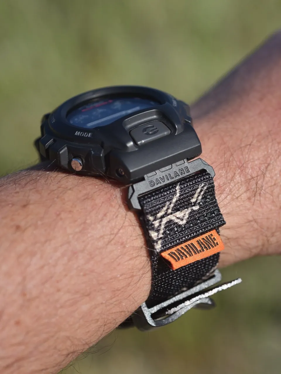 DAVILANE adapter close-up on G-Shock GW-6900