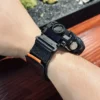 Black Air Ranger Leather Watch Band for G-Shock GWG-1000