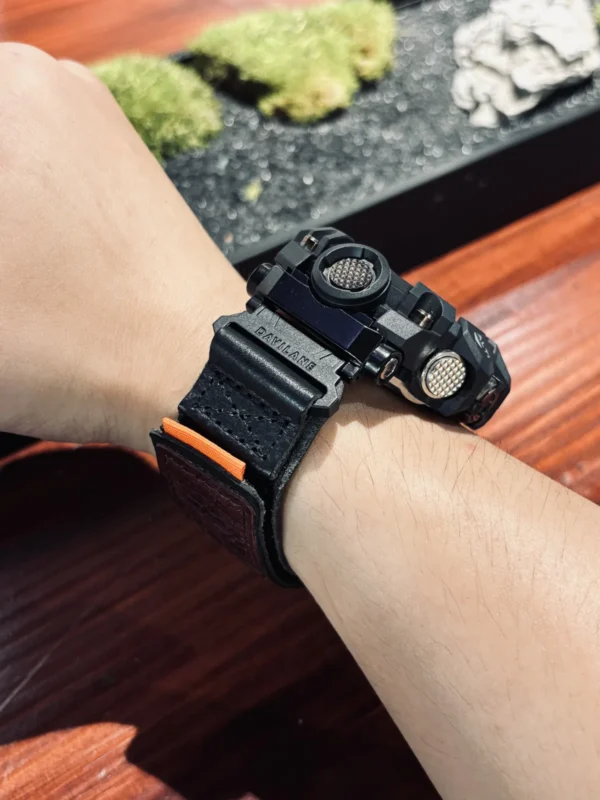 Black Air Ranger Leather Watch Band for G-Shock GWG-1000