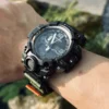 Green Air Ranger Leather Watch Band for G-Shock GWG-1000