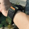 Green Air Ranger Leather Watch Band for G-Shock GWG-1000