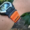 Orange MOLLE Nylon Watch Band for G-Shock DW-5600 / GW-M5610