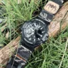 ga1100-dv01-alpine-black-03 Alpine Black DAVILANE MOLLE Nylon watch band installed on G-Shock GA-1000 / GA-1100 Gravity Master