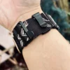 ga1100-dv01-alpine-black-06 Alpine Black DAVILANE MOLLE Nylon watch band installed on G-Shock GA-1000 / GA-1100 Gravity Master