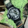 ga1100-dv01-camo-black-05 Camo Black DAVILANE MOLLE Nylon watch band installed on G-Shock GA-1000 / GA-1100 Gravity Master