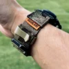 ga1100-dv01-camo-green-05 Camo Green DAVILANE MOLLE Nylon watch band installed on G-Shock GA-1000 / GA-1100 Gravity Master