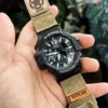 ga1100-dv01-coyote-01 Coyote DAVILANE MOLLE Nylon watch band installed on G-Shock GA-1000 / GA-1100 Gravity Master