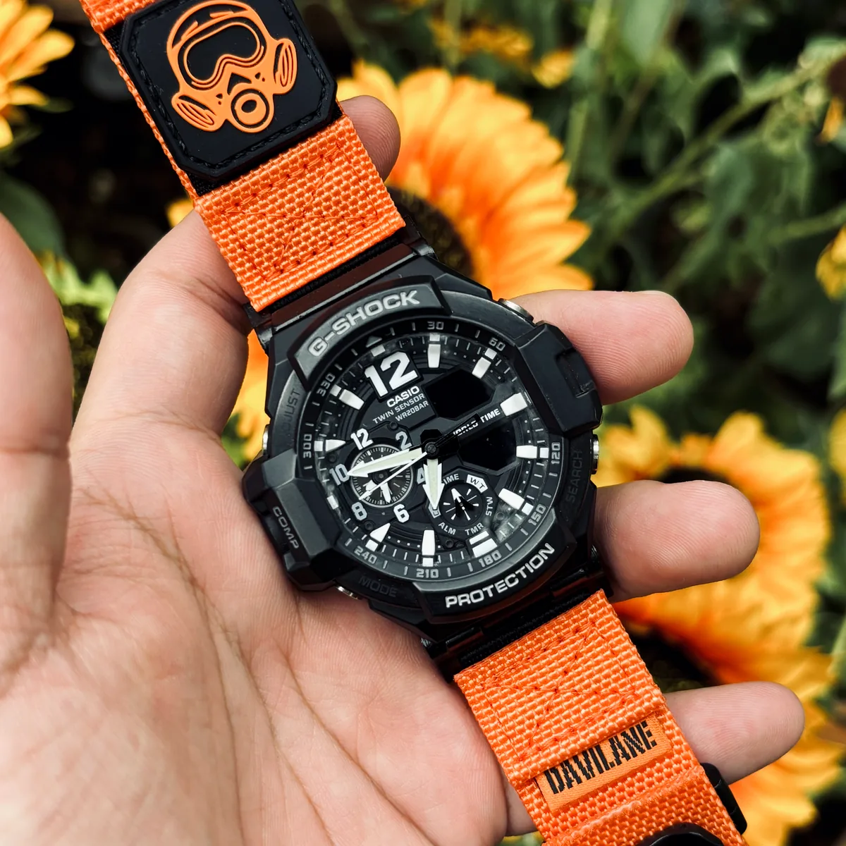 G-Shock GA-1000 / GA-1100 Gravity Master with DAVILANE MOLLE Nylon watch band