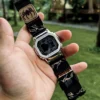 gmw-b5000-dv01-alpine-black-04 Alpine Black DAVILANE MOLLE Nylon watch band installed on G-Shock GMW-B5000