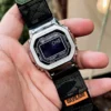 gmw-b5000-dv01-camo-black-05 Camo Black DAVILANE MOLLE Nylon watch band installed on G-Shock GMW-B5000