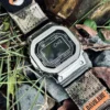 gmw-b5000-dv01-camo-green-08 Camo Green DAVILANE MOLLE Nylon watch band installed on G-Shock GMW-B5000