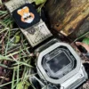 gmw-b5000-dv01-camo-green-09 Camo Green DAVILANE MOLLE Nylon watch band installed on G-Shock GMW-B5000