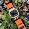 gmw-b5000-dv01-orange-10 Orange DAVILANE MOLLE Nylon watch band installed on G-Shock GMW-B5000