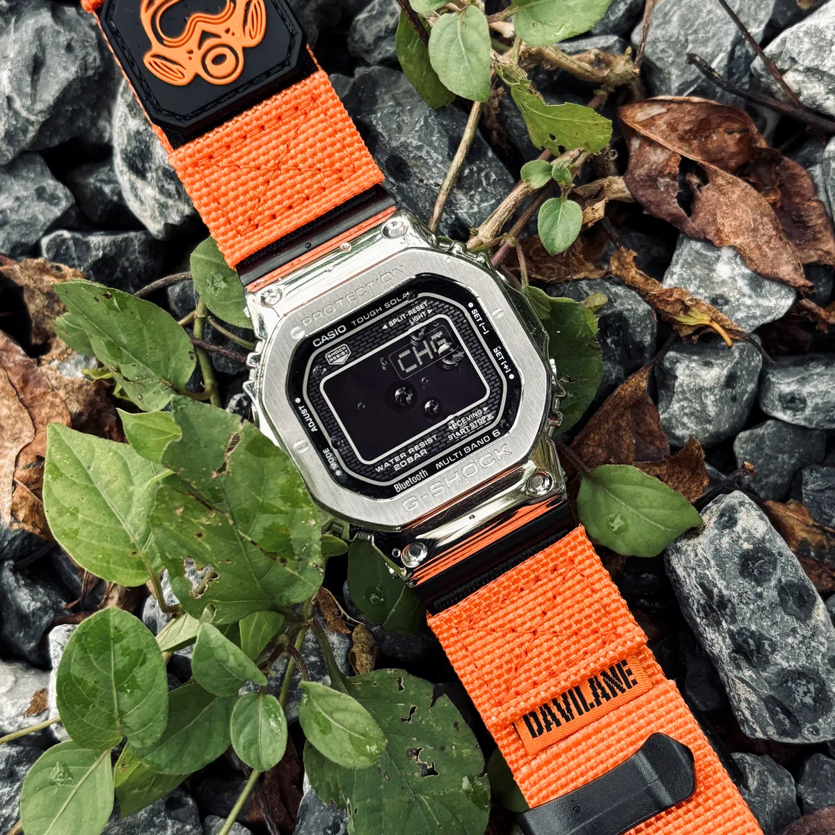 G-Shock GMW-B5000 with DAVILANE MOLLE Nylon watch band