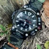 gr-b200-dv01-camo-black-03 Camo Black DAVILANE MOLLE Nylon watch band installed on G-Shock GR-B200