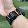 gr-b200-dv01-camo-black-06 Camo Black DAVILANE MOLLE Nylon watch band installed on G-Shock GR-B200