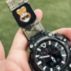 gr-b200-dv01-camo-green-03 Camo Green DAVILANE MOLLE Nylon watch band installed on G-Shock GR-B200