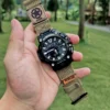 gr-b200-dv01-coyote-01 Coyote DAVILANE MOLLE Nylon watch band installed on G-Shock GR-B200