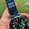 gr-b200-dv01-neon-blue-03 Neon Blue DAVILANE MOLLE Nylon watch band installed on G-Shock GR-B200