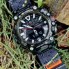 gr-b200-dv01-neon-blue-05 Neon Blue DAVILANE MOLLE Nylon watch band installed on G-Shock GR-B200