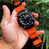 gr-b200-dv01-orange-03 Orange DAVILANE MOLLE Nylon watch band installed on G-Shock GR-B200